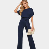 Aurosa Jumpsuit – Stylish Chic Jumpsuit with Lace-Up Waist