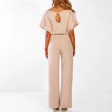 Aurosa Jumpsuit – Stylish Chic Jumpsuit with Lace-Up Waist