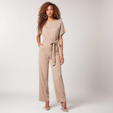 Aurosa Jumpsuit – Stylish Chic Jumpsuit with Lace-Up Waist